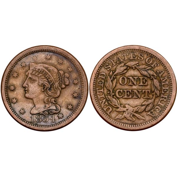 Trio of Braided Hair Cents