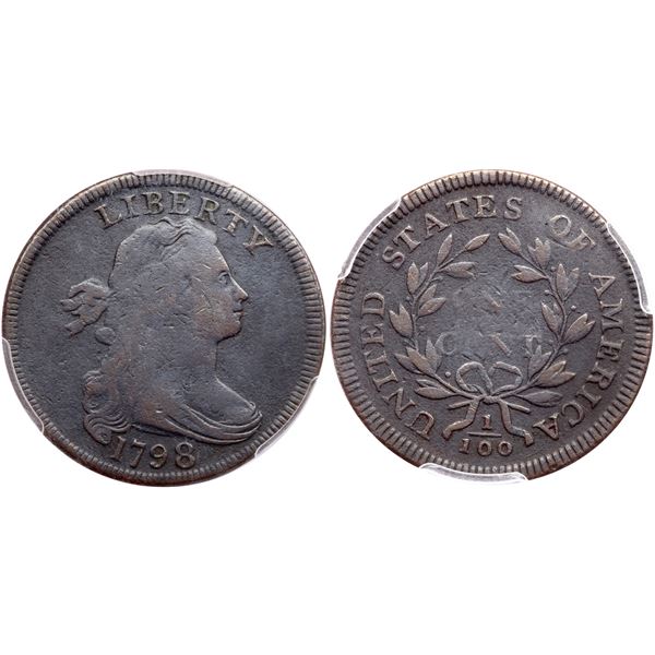 1798 S-149 R4+ PCGS Graded F12