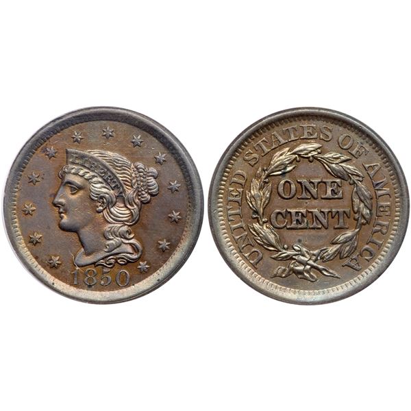 1850 N-20 R5+ ANACS Graded AU50