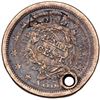 Image 2 : 1851 Large cent w/ Half Cent Brockage