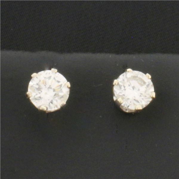 1.25ct TW Diamond Stud Earrings in 14K White Gold