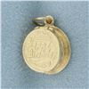 Image 1 : Opening Birthday Cake Charm in 14k Yellow Gold