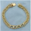 Image 1 : Diamond Triple Rope Bracelet in 14k Yellow Gold