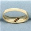 Image 4 : Mens Three Stone Diagonal Diamond Wedding Band Ring in 10k Yellow Gold