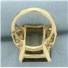 Image 4 : Citrine Solitaire Statement Ring in 14k Yellow Gold