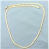 Image 3 : 19 Inch I Love You Reversible Herringbone Link Chain Necklace in 14k Yellow Gold