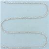 Image 1 : 18 Inch Rope Link Chain Necklace in 14k White Gold