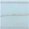 Image 2 : 18 Inch Rope Link Chain Necklace in 14k White Gold