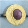 Image 2 : Star Ruby Ring in 22k Yellow Gold