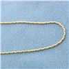 Image 2 : 18 Inch Boston Link Chain Necklace in 10k Yellow Gold