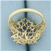 Image 4 : Tanzanite and Diamond Ring in 10k Yellow Gold