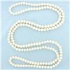 Image 1 : Long Cultured Pearl Strand Necklace