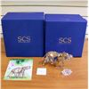Image 1 : Swarovski Crystal 1137207 Cinta Elephant 2013 With Box and COA