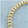 Image 2 : Diamond Tennis Bracelet in 14k Yellow Gold