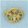 Image 1 : Vintage Order Of The Eastern Star Pin in 14k Yellow Gold
