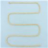 Image 1 : Mens 24 Inch Rope Link Chain Necklace in 14k Yellow Gold