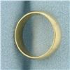 Image 2 : Half Dome High Polish Wedding Band Ring in 14k Yellow Gold