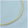 Image 2 : Rope Link Bracelet in 14k Yellow Gold