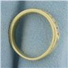 Image 3 : Channel Set Diamond Wedding Band Ring in 18K Yellow Gold