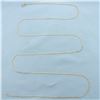 Image 1 : 30 Inch Italian S-Link Chain Necklace in 14k Yellow Gold