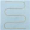 Image 1 : 24 Inch Rope Link Chain Necklace in 14k Yellow Gold