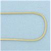 Image 2 : 16 Inch Italian Snake Link Necklace in 14k Yellow Gold
