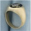 Image 3 : Vintage Masonic Ring in 14K Yellow Gold