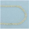 Image 2 : 17 Inch Italian Cable Link Chain Necklace in 14k Yellow Gold