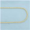 Image 2 : 30 Inch Rope Link Chain Necklace in 14k Yellow Gold