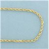 Image 2 : 18 Inch Rope Link Chain Necklace in 14k Yellow Gold