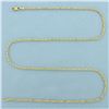 Image 1 : 18 Inch Rope Link Chain Necklace in 14k Yellow Gold