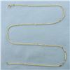 Image 1 : 18 Inch Box Link Chain Necklace in 14k Yellow Gold