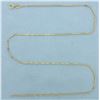 Image 1 : 16 Inch Italian Box Link Chain Necklace in 14k Yellow Gold