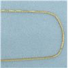 Image 2 : 16 Inch Italian Box Link Chain Necklace in 14k Yellow Gold