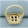 Image 4 : Ruby and Diamond Ring in 10k Yellow Gold