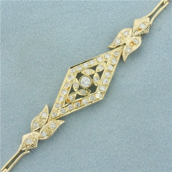 Diamond Bracelet in 14k Yellow Gold