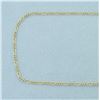 Image 2 : 21 inch Figaro Link Chain Necklace in 18k Yellow Gold