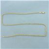 Image 1 : 16 inch Rope Link Chain Necklace in 14k Yellow Gold