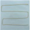 Image 1 : 25 inch Rope Link Chain Necklace in 14k Yellow Gold