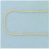 Image 2 : 20 inch Rope Link Chain Necklace in 14k Yellow Gold