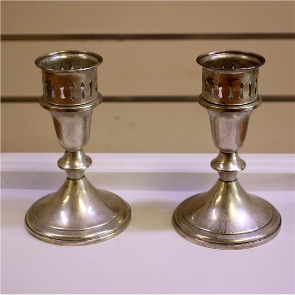 Vintage Towle Sterling Silver Candlestick Holders Set of 2