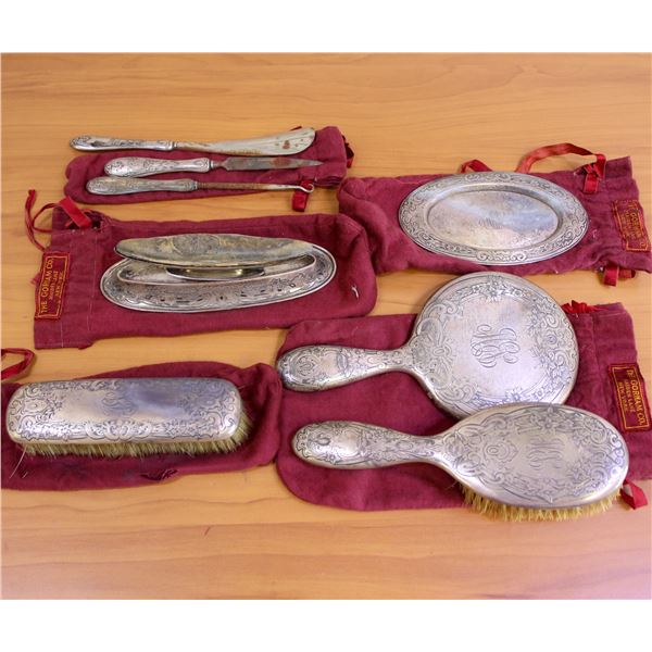 Antique Gorham Vanite Dresser Set of 8