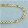Image 2 : 18 Inch Italian Bismark Link Chain Necklace in 18k Yellow Gold