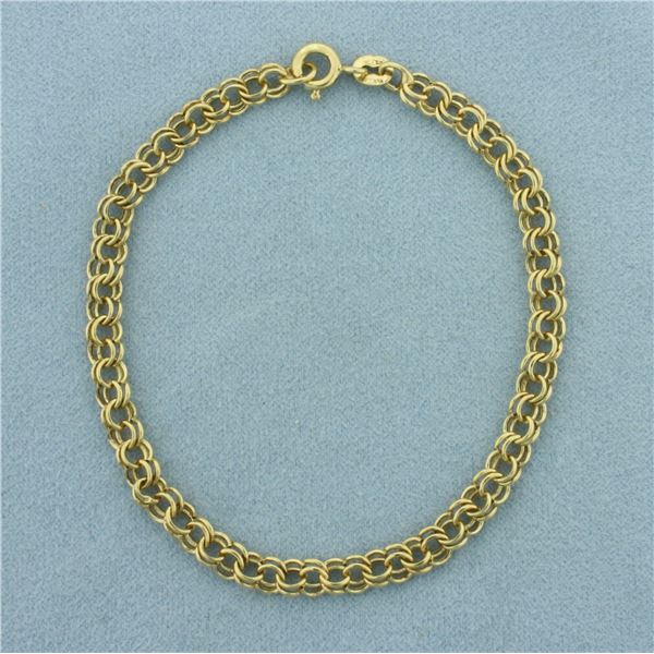 Italian Charm Bracelet in 14k Yellow Gold