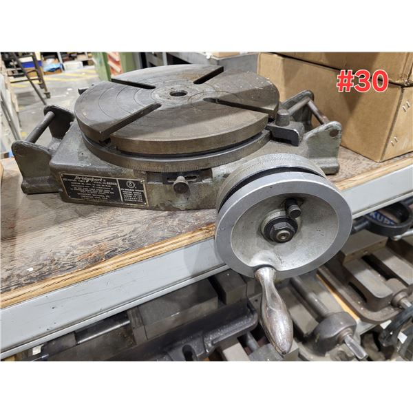 Bridgeport 12" Rotary Table (Tested)