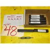 Image 1 : Lot(5) of New assorted HSS Double end End Mill