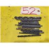 Image 1 : Lot)15) of assorted Drill with 1 x  1/4" regrinded