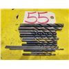 Image 1 : Lot(15) of assorted Drill with 1 x 1/4" regrinded