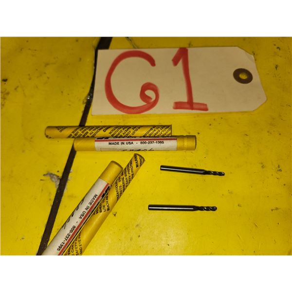 Set(2) of Solid Carbide BallNose End Mill 3/32" 4fl.