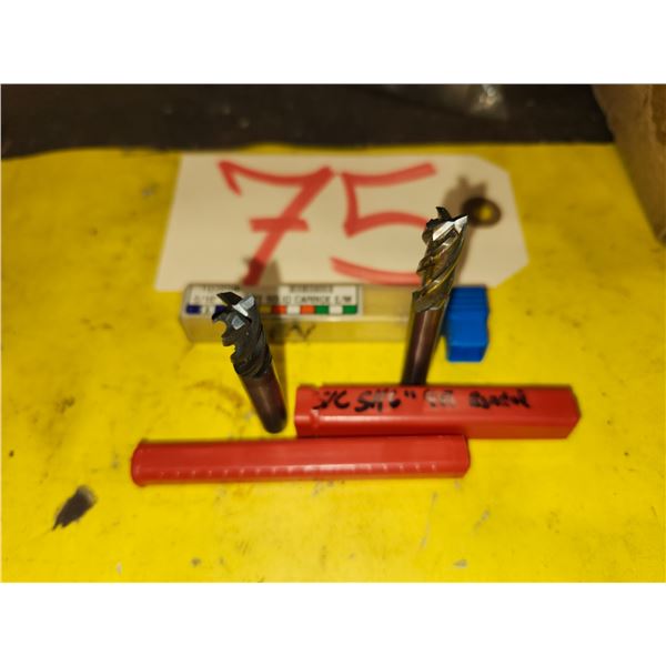Set(2) of Solid Carbide End Mill 5/16" 4fl.